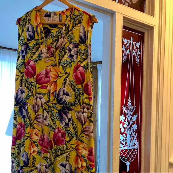 Flower Print Slip On with DrawString - Picture 3 of 6